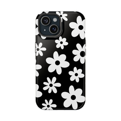 Black Flower Power iPhone Case