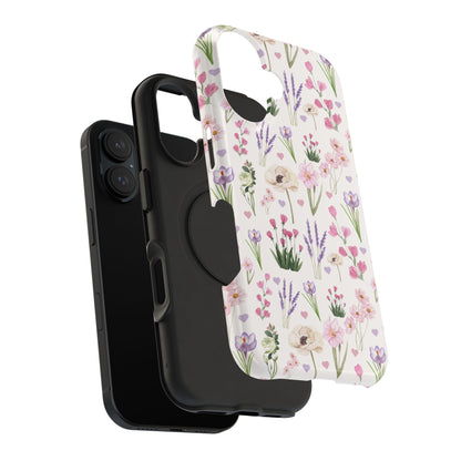 Vintage Purple Floral iPhone Case