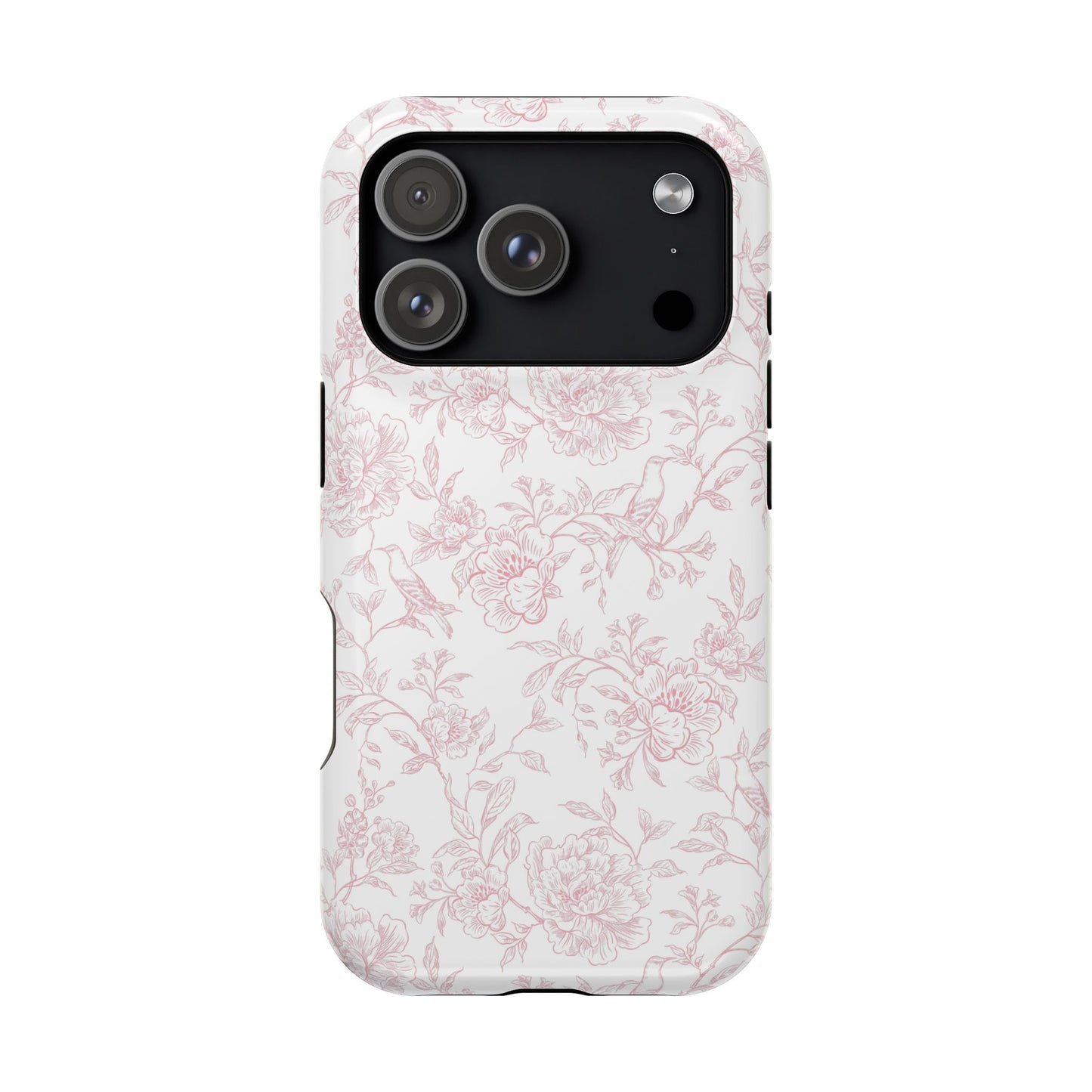 French Rosy Toile iPhone Case