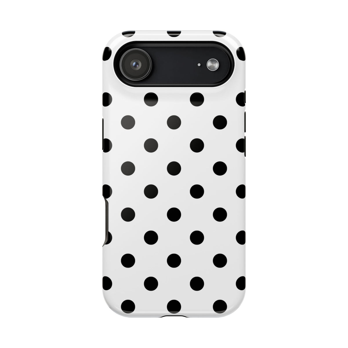 Black Polka Dots iPhone Case