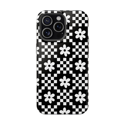 Checkerboard Daisy iPhone Case from Stella Cases