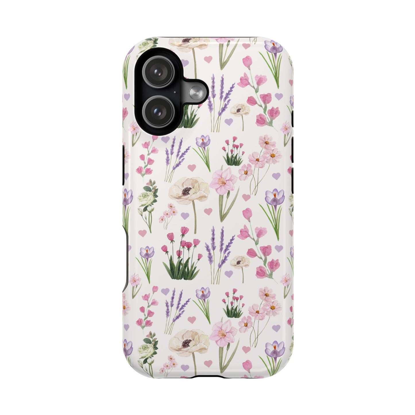 Vintage Purple Floral iPhone Case