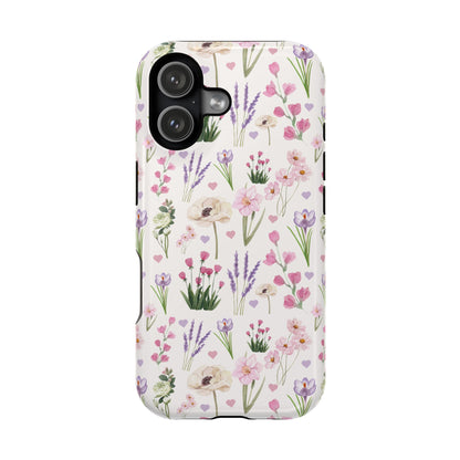 Vintage Purple Floral iPhone Case