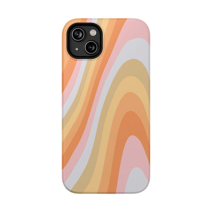 Rainbow Waves iPhone Case