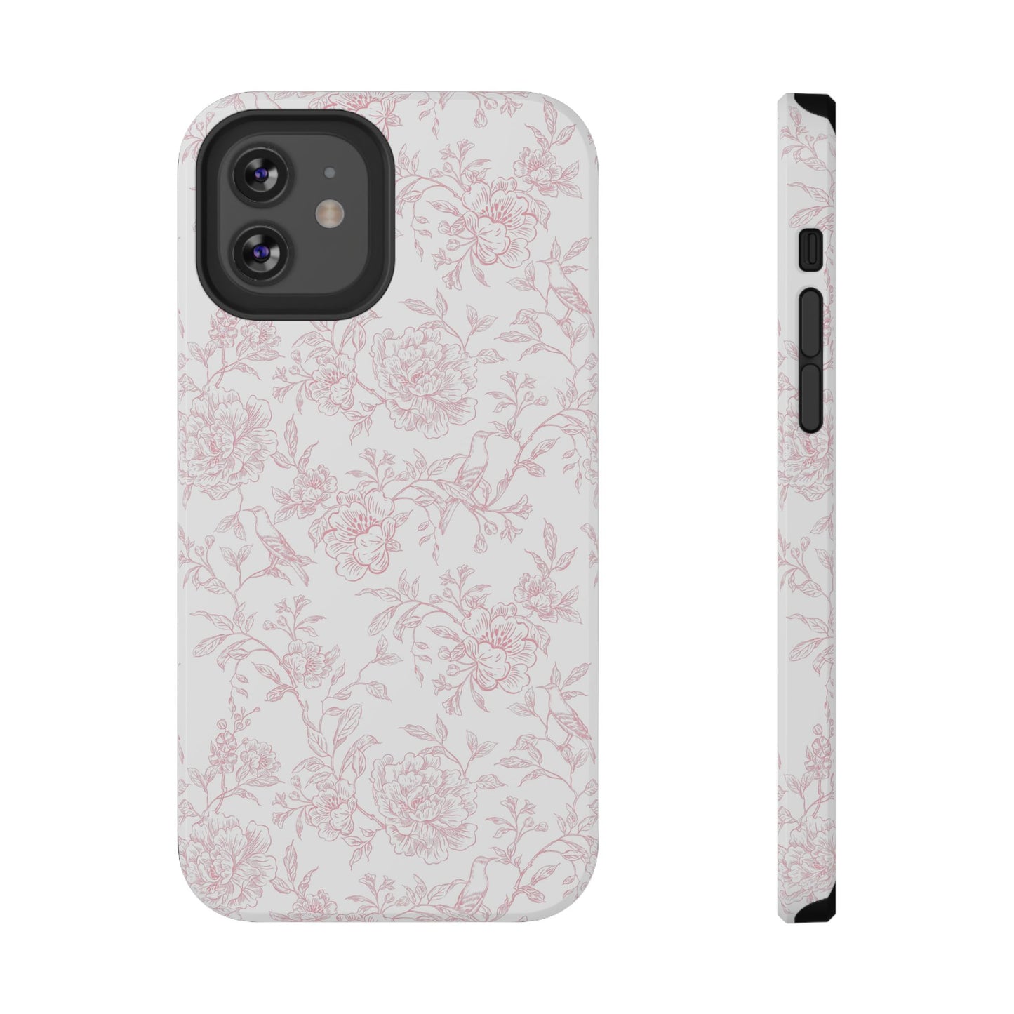 French Rosy Toile iPhone Case
