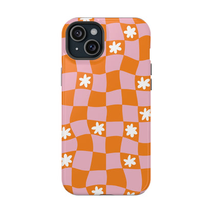 Groovy Check iPhone Case