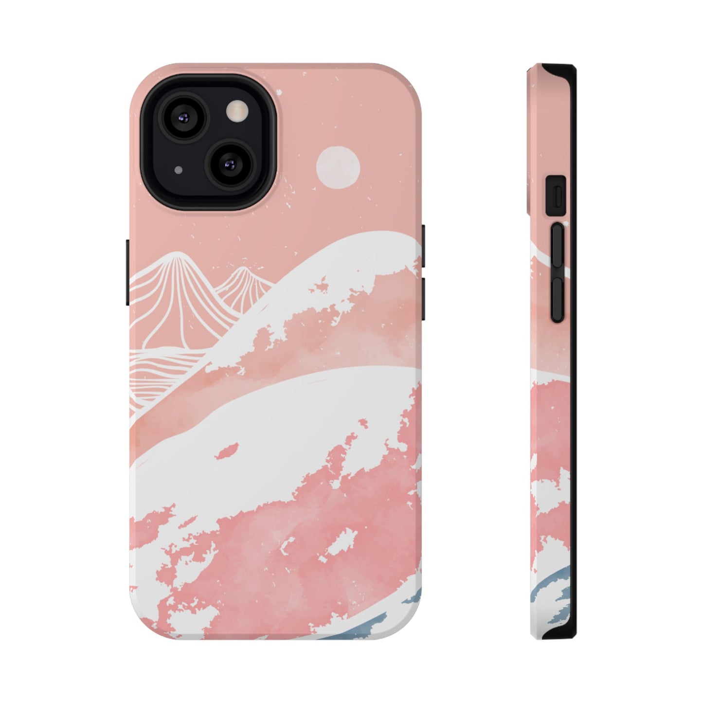 Pink Winter Night iPhone Case