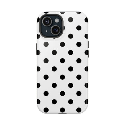 Black Polka Dots iPhone Case