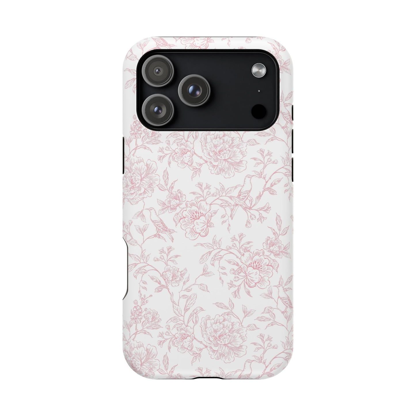 French Rosy Toile iPhone Case
