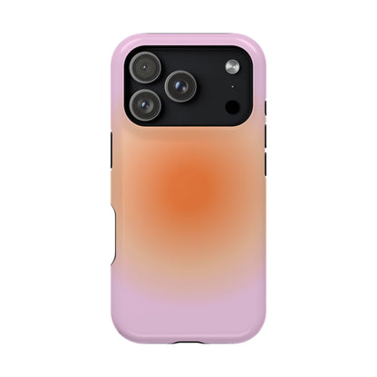 Orange & Purple Aura iPhone Case