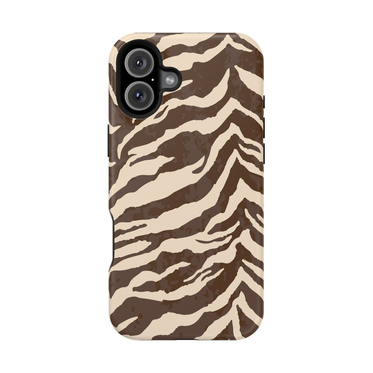 Brown Zebra iPhone Case
