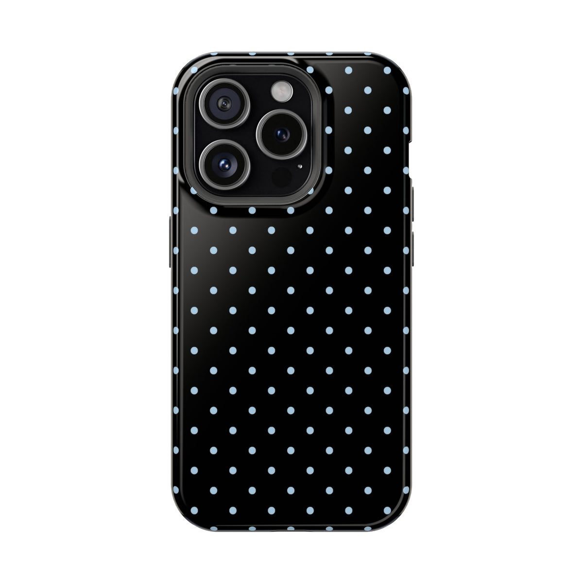 Blue Velvet Mini Dots iPhone Case