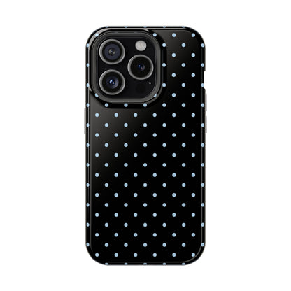 Blue Velvet Mini Dots iPhone Case