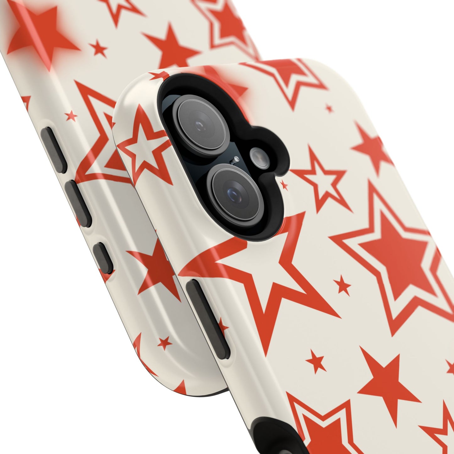 Red Stardust iPhone Case