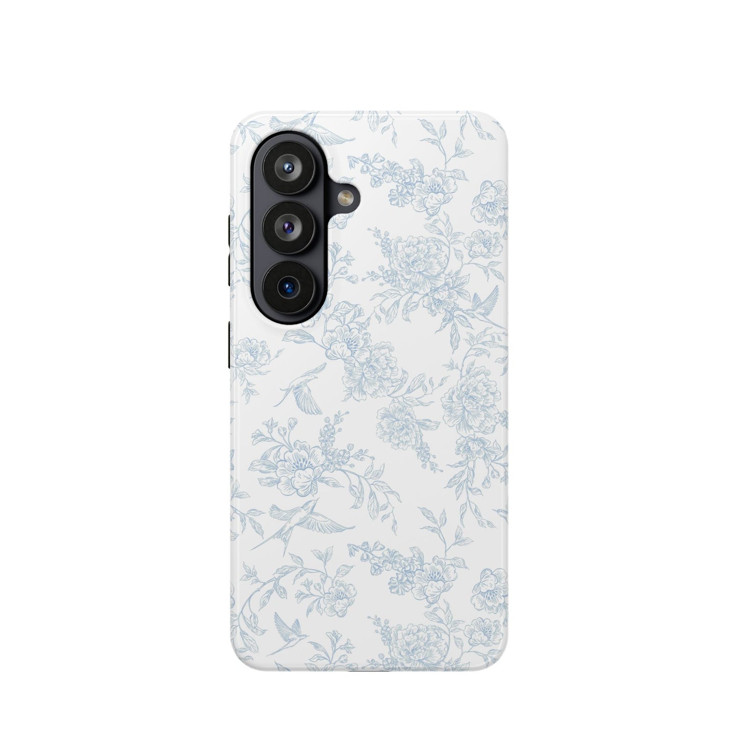French Blue Toile Samsung Case