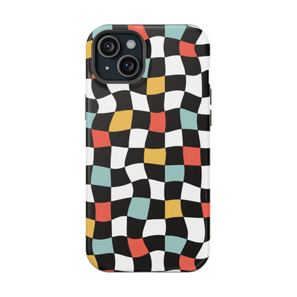 Retro Check iPhone Case