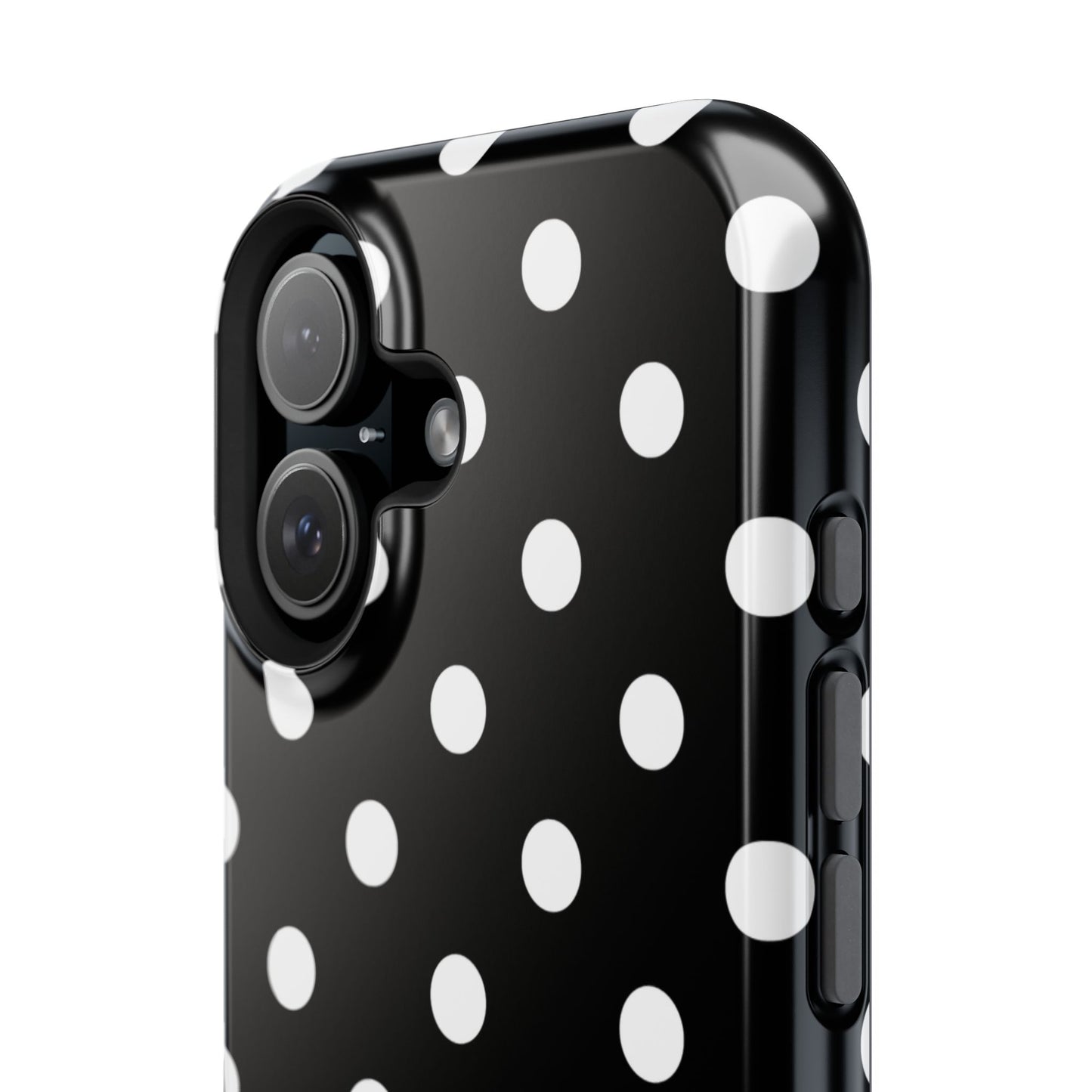 White Polka Dots iPhone Case