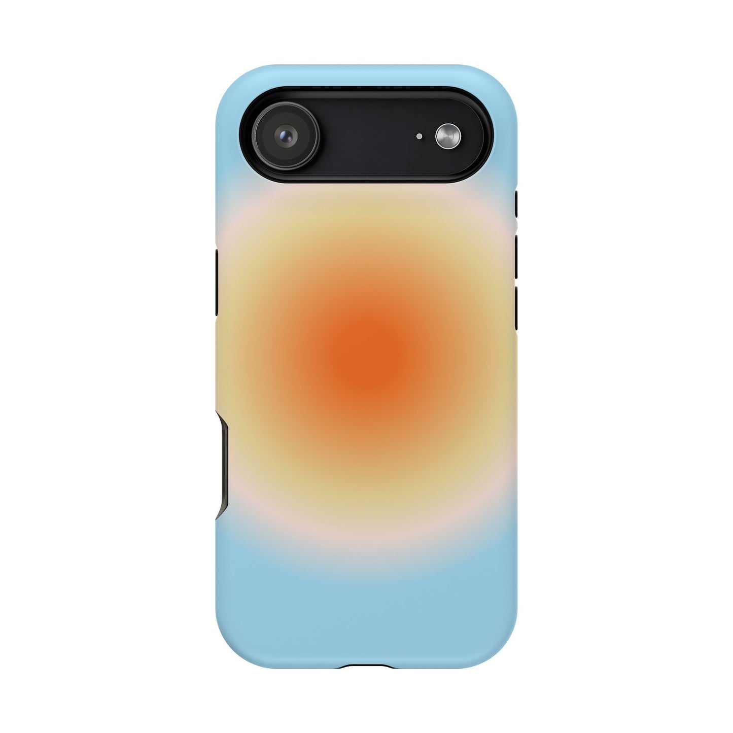 Orange & Blue Aura iPhone Case