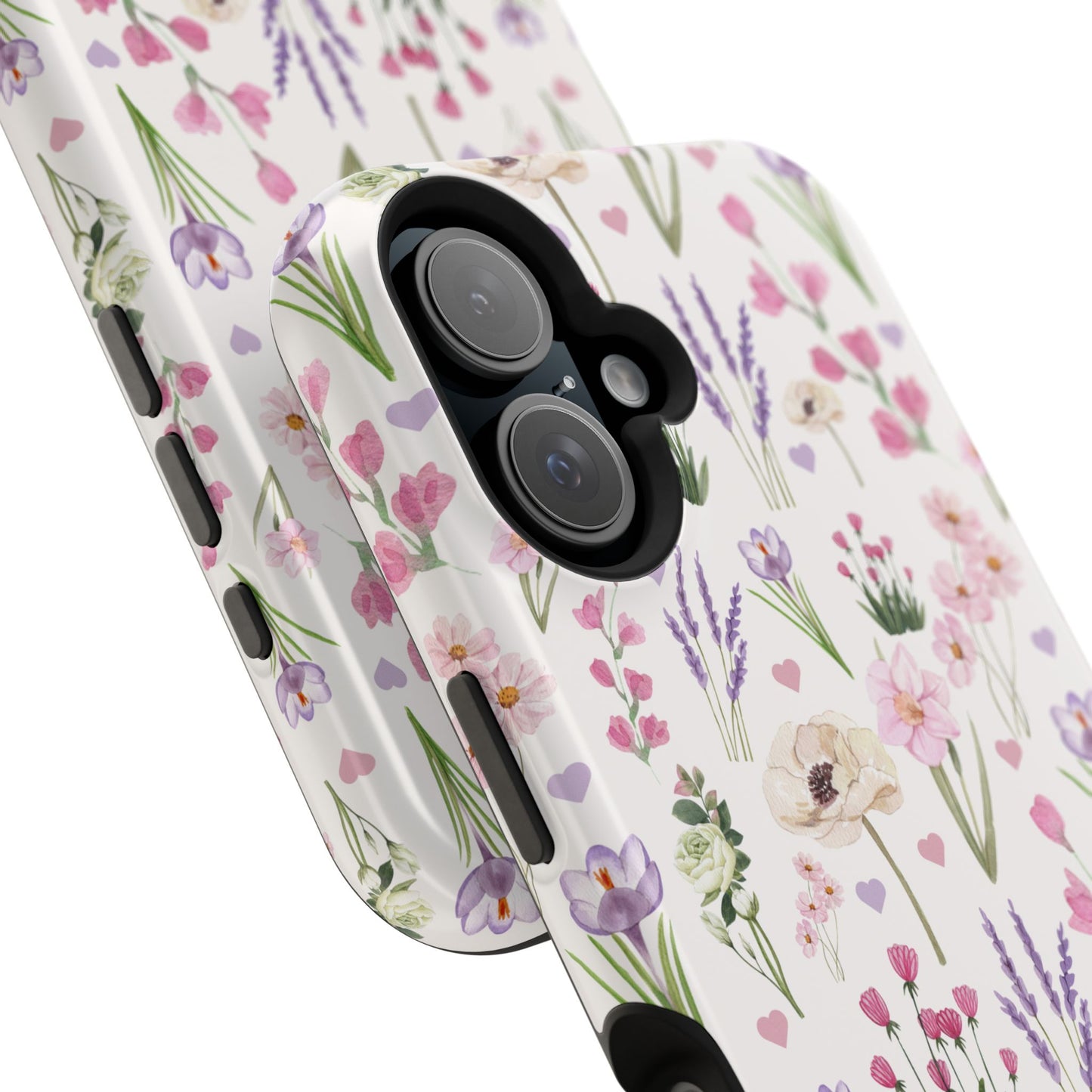 Vintage Purple Floral iPhone Case