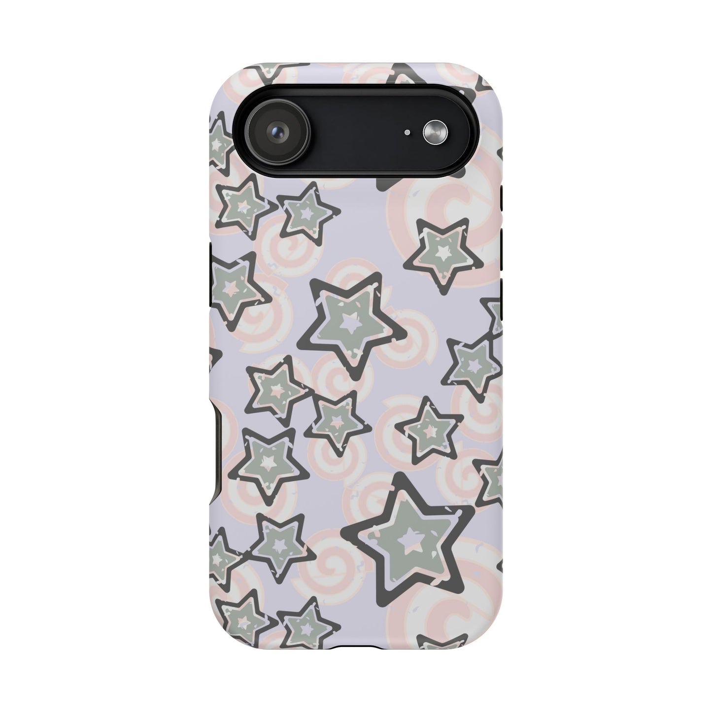 Y2K Gray Star iPhone Case