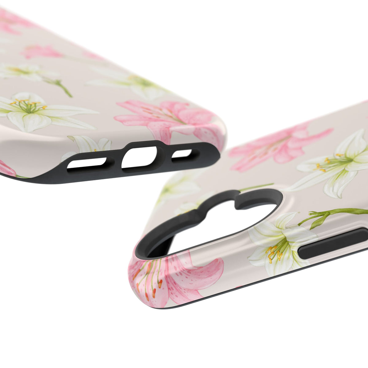 Beige Tiger Lily iPhone Case from Stella Cases