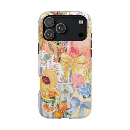 Coquette Summer Collage iPhone Case