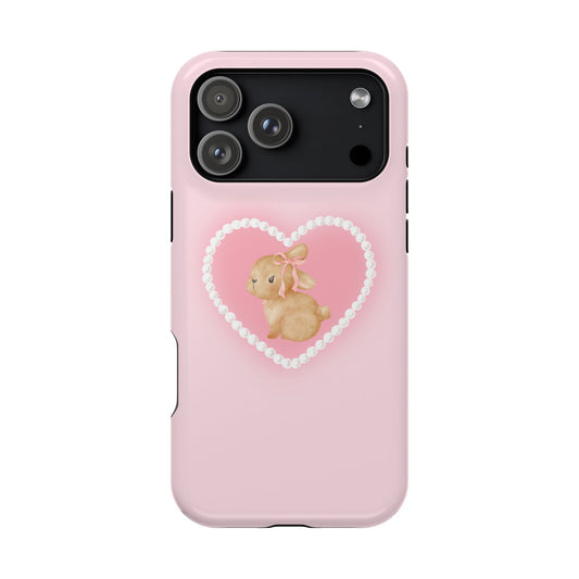 Heart Bunny iPhone Case