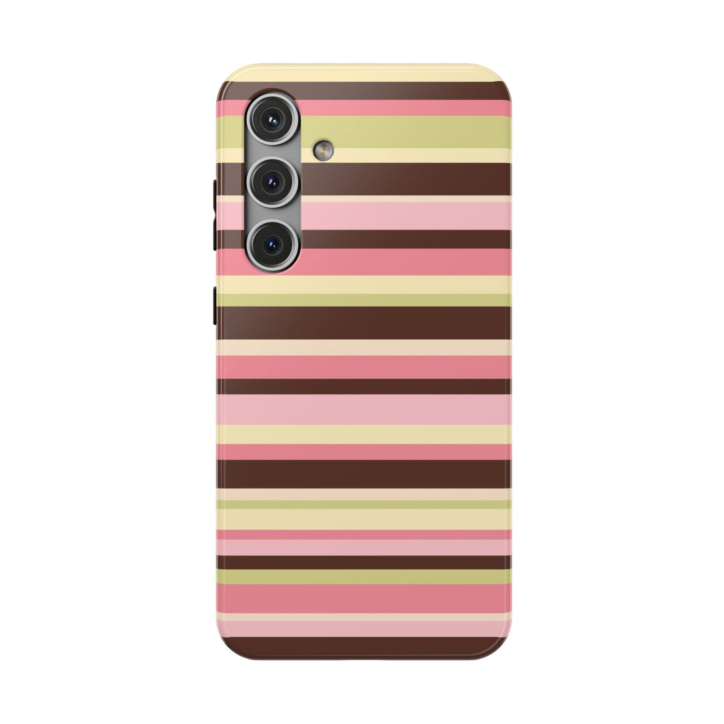 Strawberry Matcha Stripes Samsung Case
