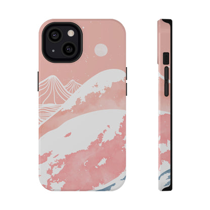 Pink Winter Night iPhone Case