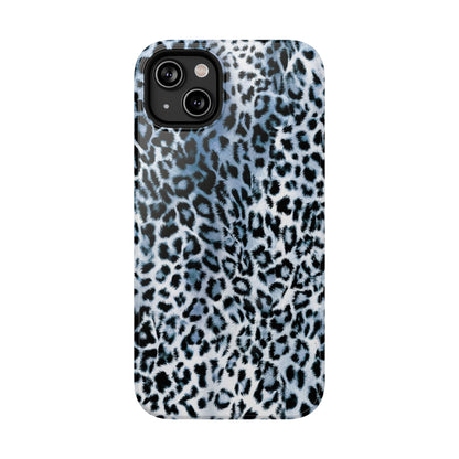 Sapphire Leopard iPhone Case