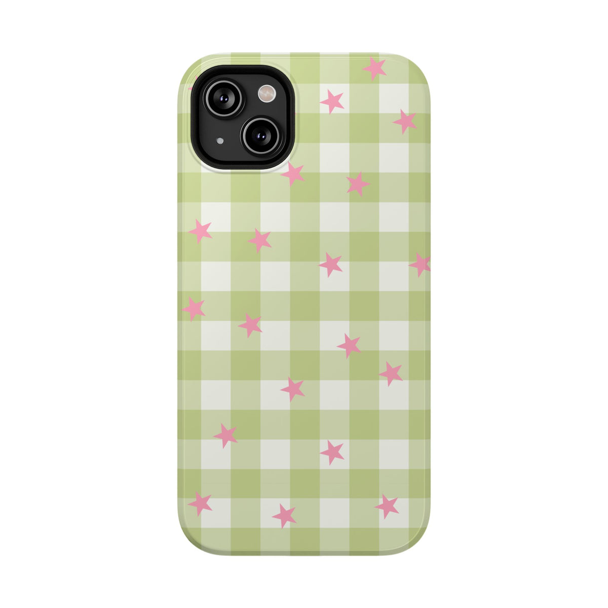 Lucky Star Gingham iPhone Case