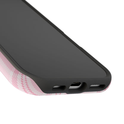 Pink Plaid iPhone Case