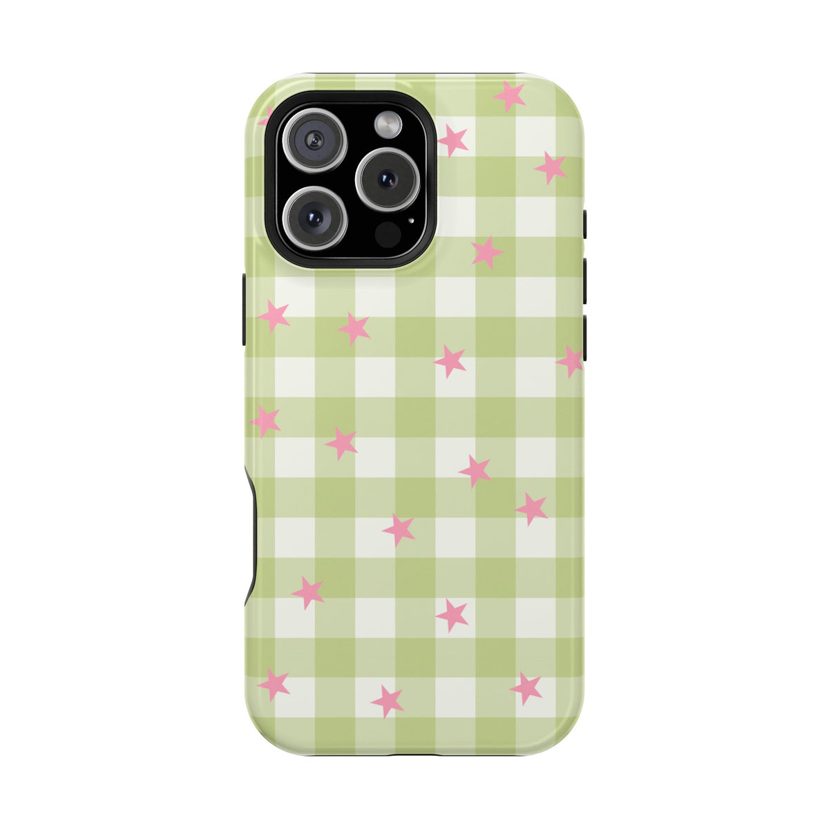 Lucky Star Gingham iPhone Case