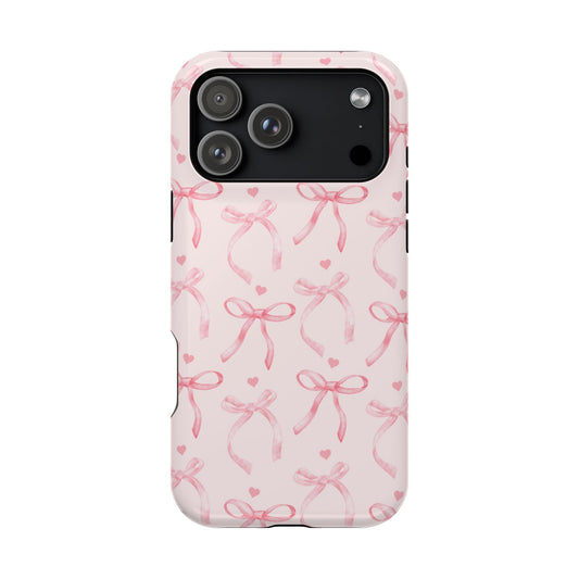 Blushing Bow iPhone Case