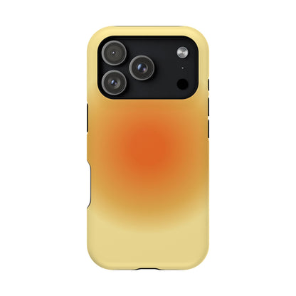 Orange Aura iPhone Case
