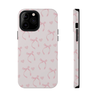 Coquette Pink Bows iPhone Case