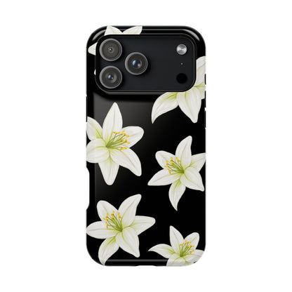 Black Tiger Lily iPhone Case