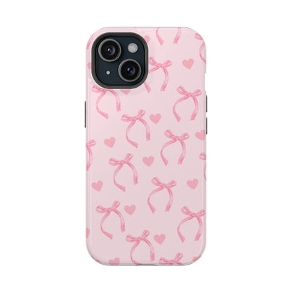 Bows & Hearts iPhone Case