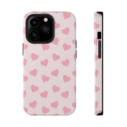 Pink Heart Mania iPhone Case