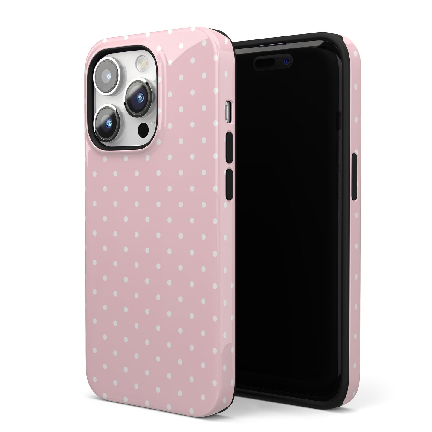 Pink Candy Mini Polka Dots iPhone Case
