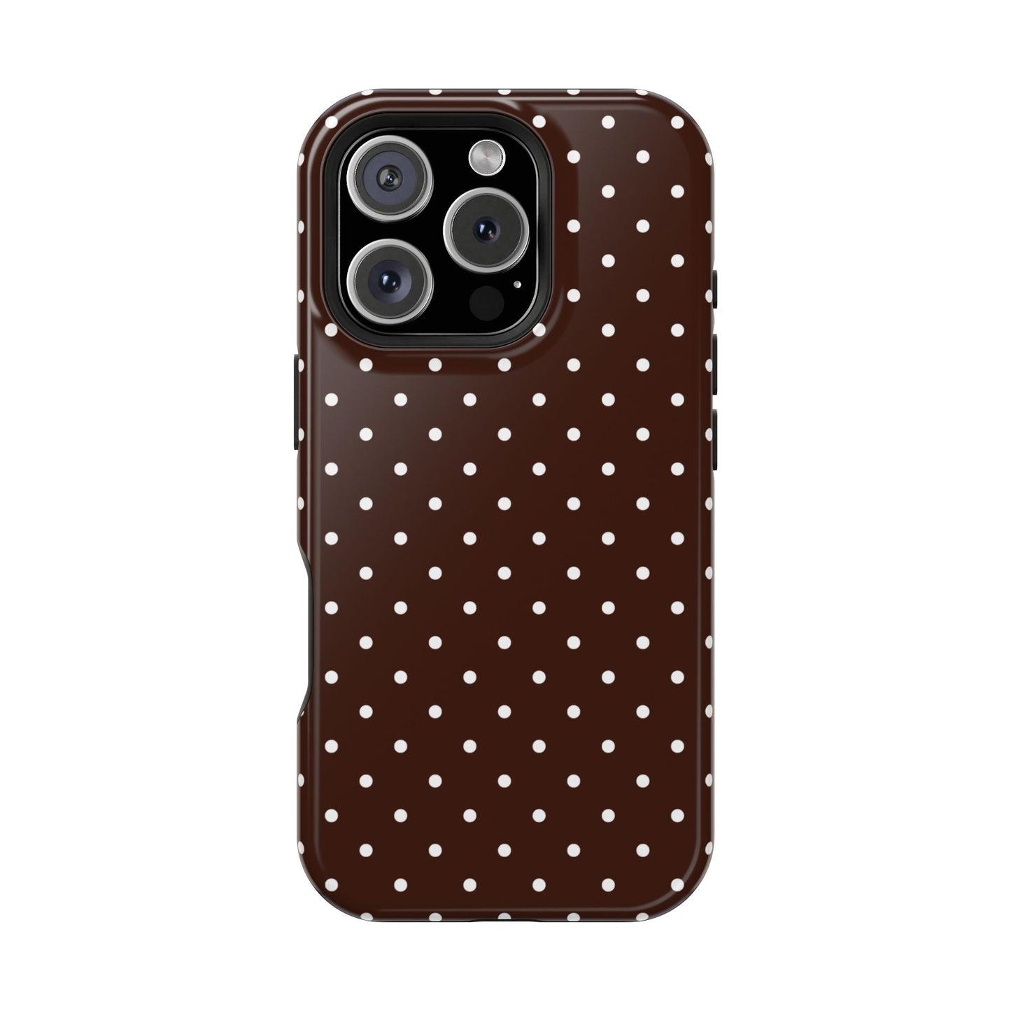 Mocha Mini Dots iPhone Case