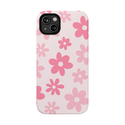 Pink Flower Power iPhone Case