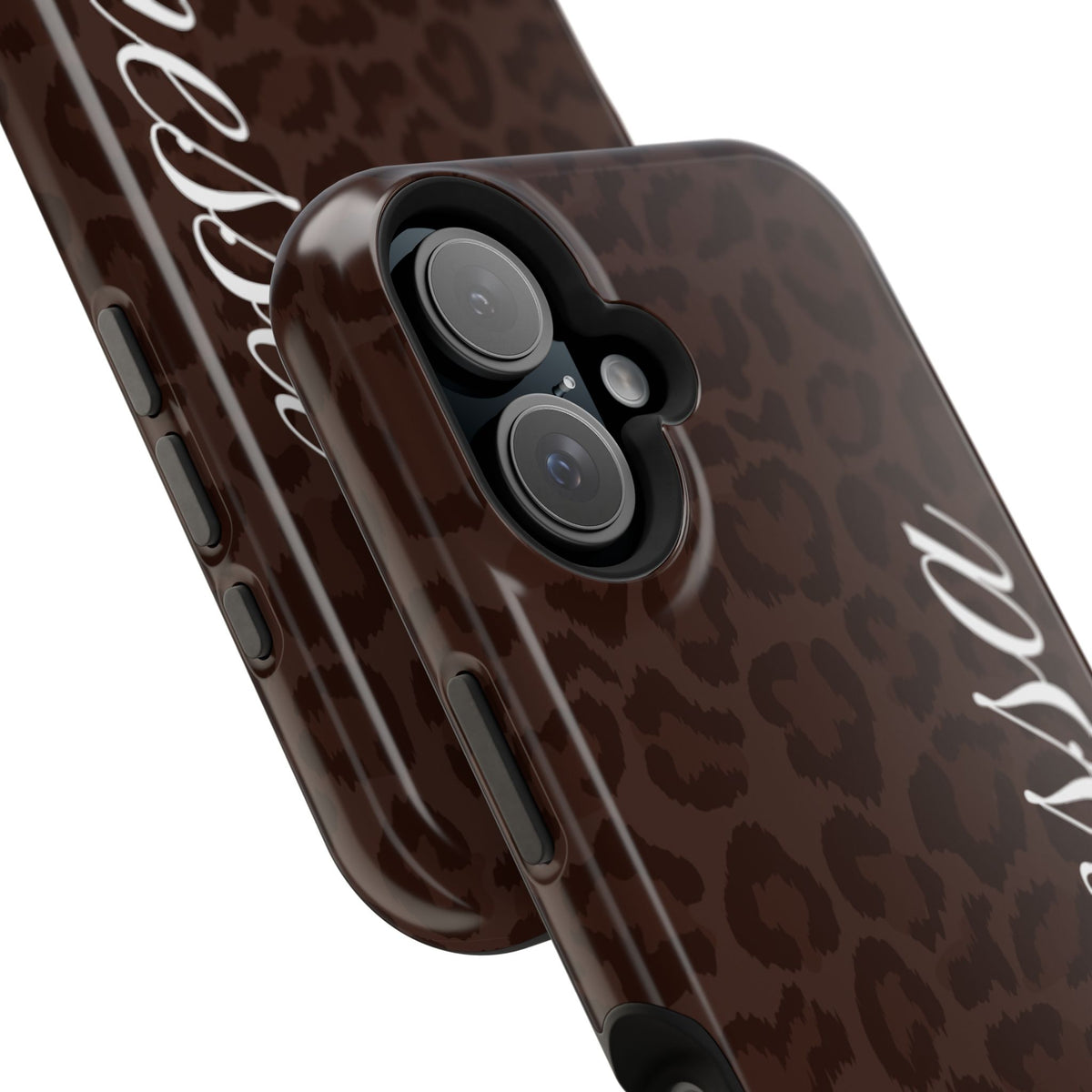Custom Mocha Leopard iPhone Case