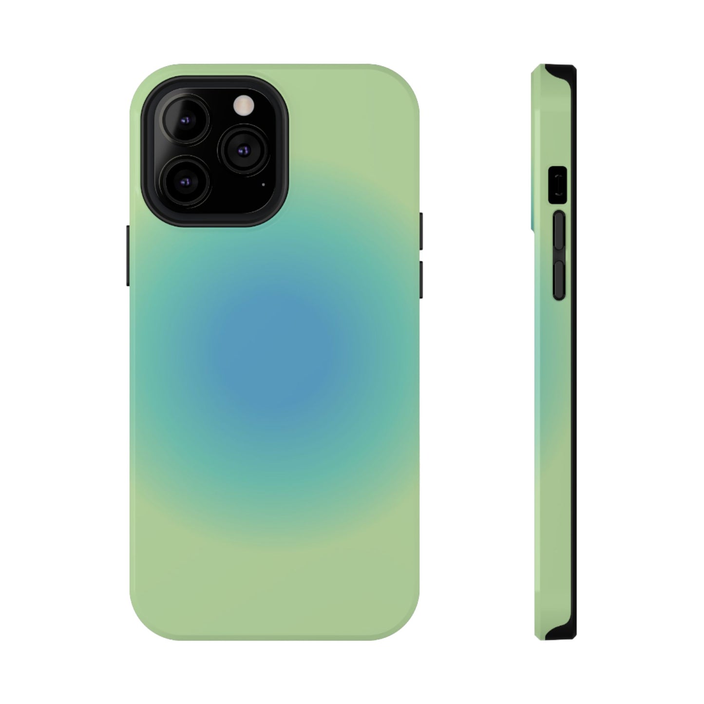 Blue & Green Aura iPhone Case
