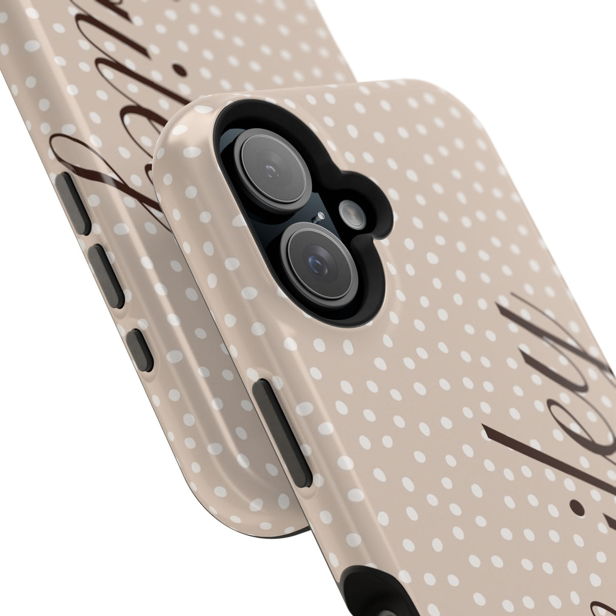 Custom Vanilla Dots iPhone Case