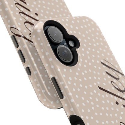 Custom Vanilla Dots iPhone Case