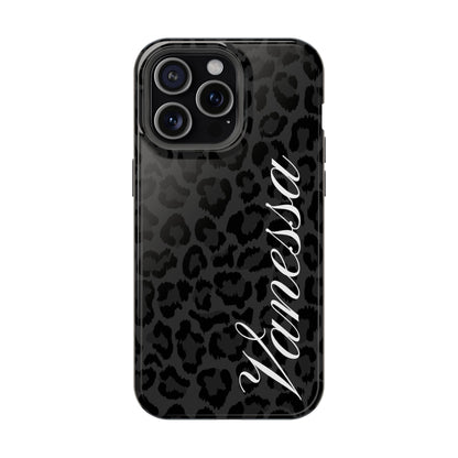 Custom Black Leopard iPhone Case