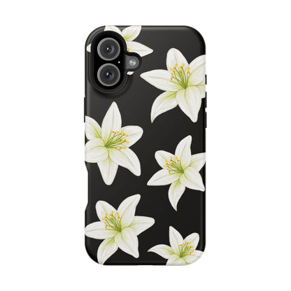 Black Tiger Lily iPhone Case
