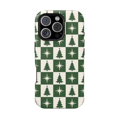Evergreen Check iPhone Case