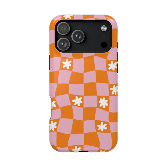 Groovy Check iPhone Case